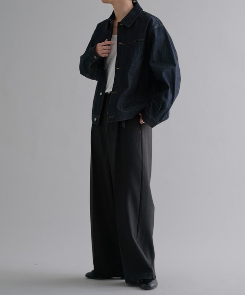 Deuku ABWEAR ワイドレッグ バギースラックス Deuku ABWEAR ワイドレッグ バギースラックス