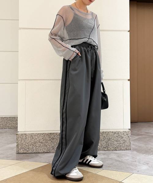 I-SOOK カーゴパンツ 「ZOZOTOWN限定」サイドラインナイロン