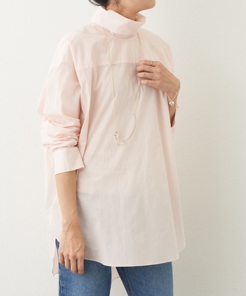 BEARDSLEY ビッグロングタートルネックニットグレービアズリー 長袖