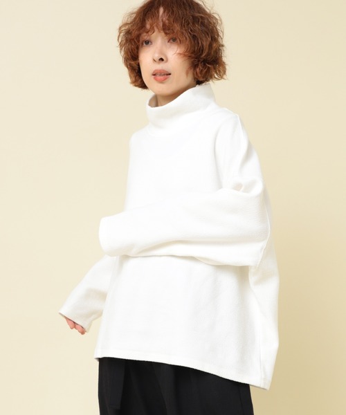 tシャツ M2330 ブークレ風インレイBIGタートル レディース