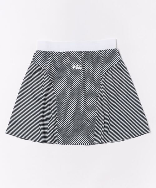 【美品】PGG スカート PGG スカート 「PGG」ワッフル 「バイアスボーダー柄」 (LADIES