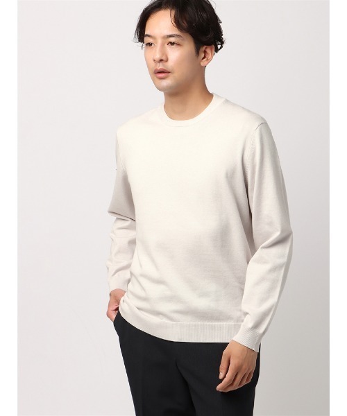 セーター ニット 最高ニット クルーネックニット 長袖 ウォッシャブル