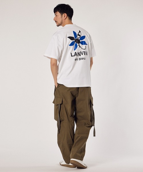 LANVIN en Bleu tシャツ 「LANVIN ESSENTIAL」ALGER / バックプリント