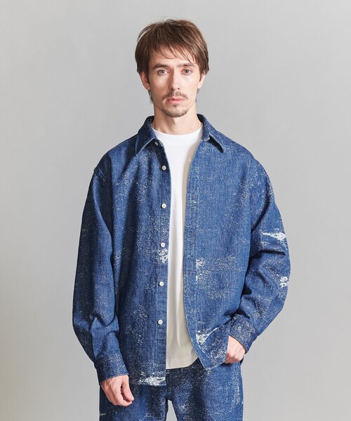 BEAUTY＆YOUTH UNITED ARROWS シャツ ジャガード デニム