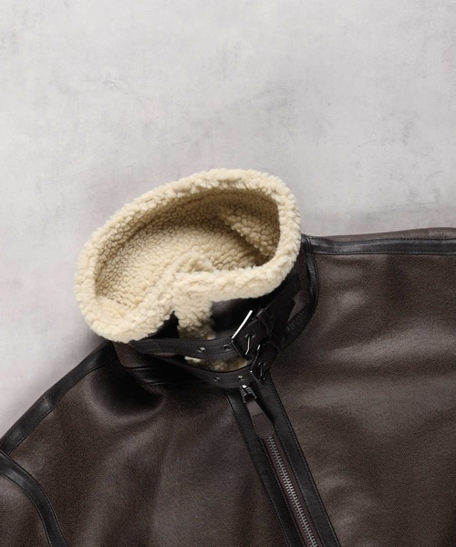 ALPHA ムートンジャケット　美品 Alpha Industries ムートンジャケット ムートンコート 「ALPHA
