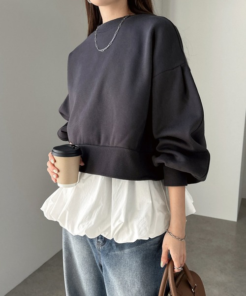 andme（アンドミー） タンクトップ ノースリーブ テレコリブカップ付き