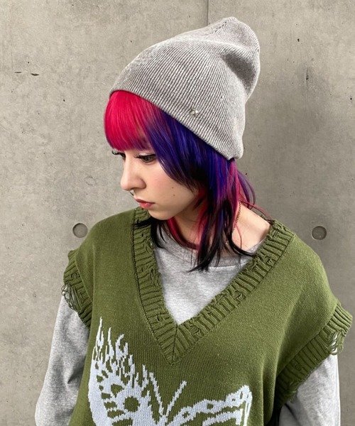 Candy Stripper（キャンディーストリッパー） ニット帽 ニットキャップ