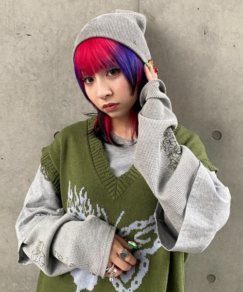 Candy Stripper（キャンディーストリッパー） ニット帽 ニットキャップ