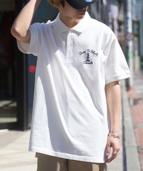AIRWALK（エアウォーク） ポロシャツ 半袖 「AIRWALK」OVER SIZE ”Born 