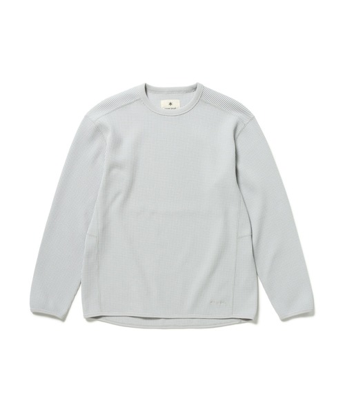 美品 snow peak Organic Waffle Pullover サイズS スノーピーク オーガニックワッフルプルオーバー カットソー アウトドア セール】Dry Waffle Long Sleeve T-Shirt 吸水速乾（Tシャツ