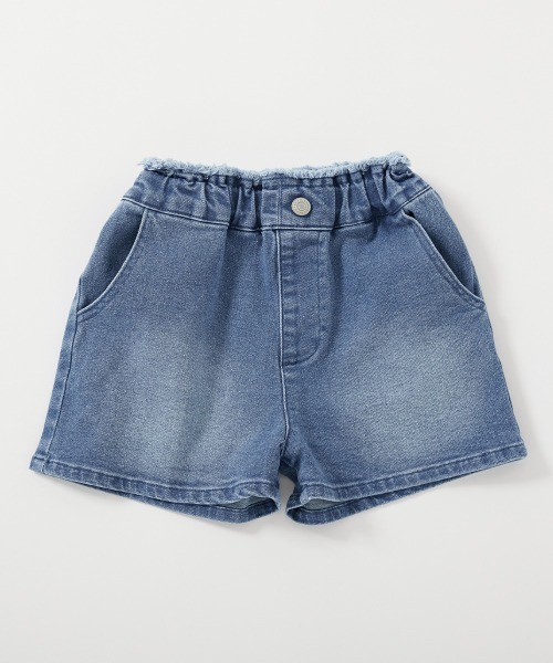 devirock（デビロック） パンツ 楽デニム リボンデザインショート