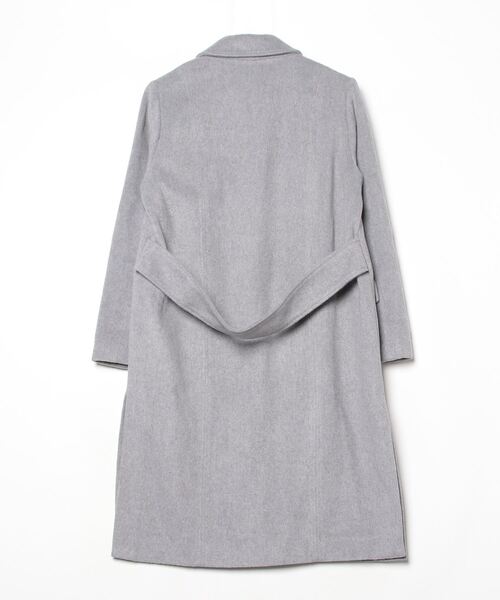 ★ライム★ 　MIESROHE ライトグレー チェスターコート Filomo（フィローモ） 【福袋対象】ロング チェスターコート
