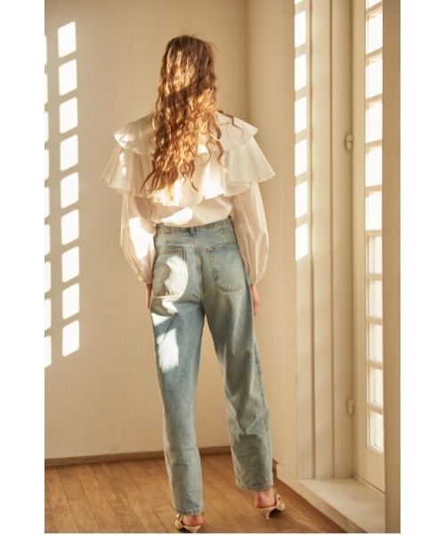 Estella.K ブラウス シャツ Martine Cotton-poplin Blouse