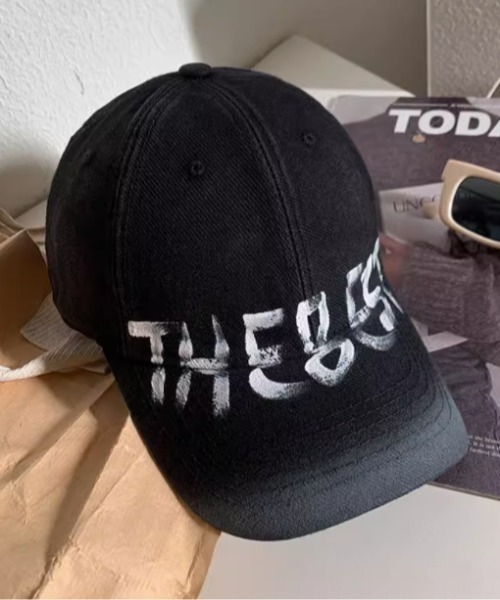 main story 2025ss　キャップ　帽子 DEVICE キャップ 帽子 「 2025SS NEW CAP 」ダメージ スプレー