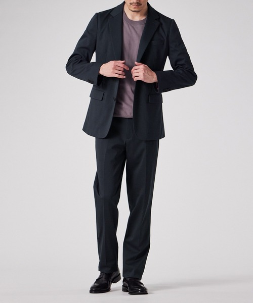 Paul Smith パンツ コットンジャージ テーパード トラウザーズ