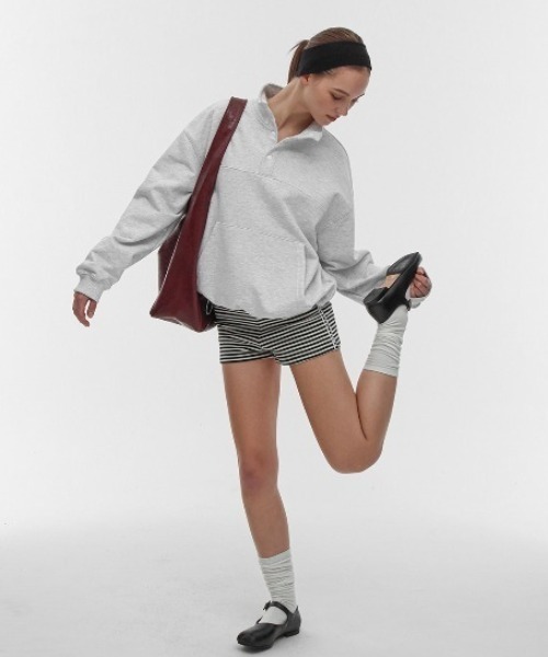 トレーナー スウェット 「B-BASIC」 ヘビーコットンアノラックマンツーマン レディース メンズ BLACKUP トレーナー スウェット 「B-BASIC」 ヘビーコットン
