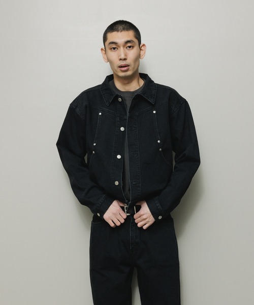 BAL（バル） デニムジャケット gジャン CARB POCKET WASHED DENIM