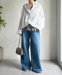 ブラウス シャツ スカラレースキャミ レディースの詳細画像4
