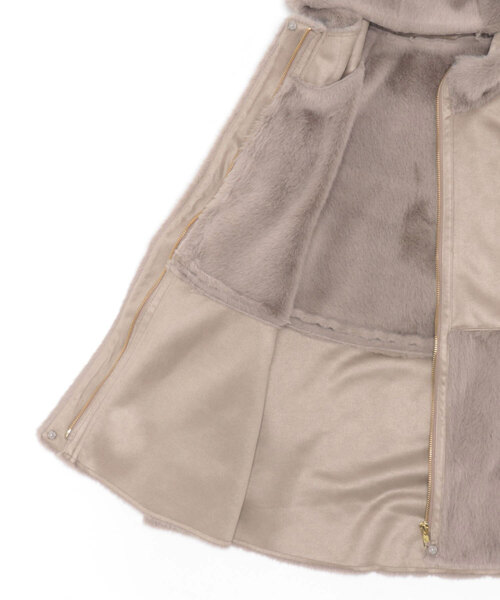 「PICCIN」 コート L モカ レディース_画像3