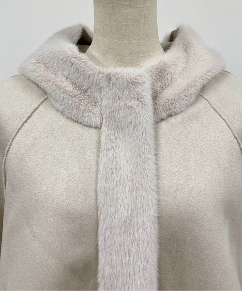 「PICCIN」 コート L モカ レディース_画像6