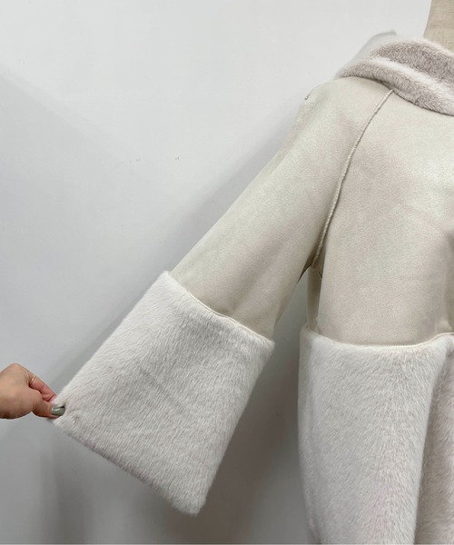 「PICCIN」 コート L モカ レディース_画像8