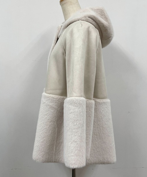 「PICCIN」 コート L モカ レディース_画像9