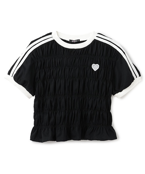 by LOVEiT tシャツ シャーリングTシャツ キッズ 子供服 女の子