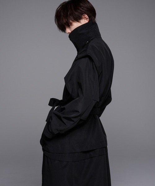 「ADRER」 トレンチコート X-SMALL ブラック メンズの画像9