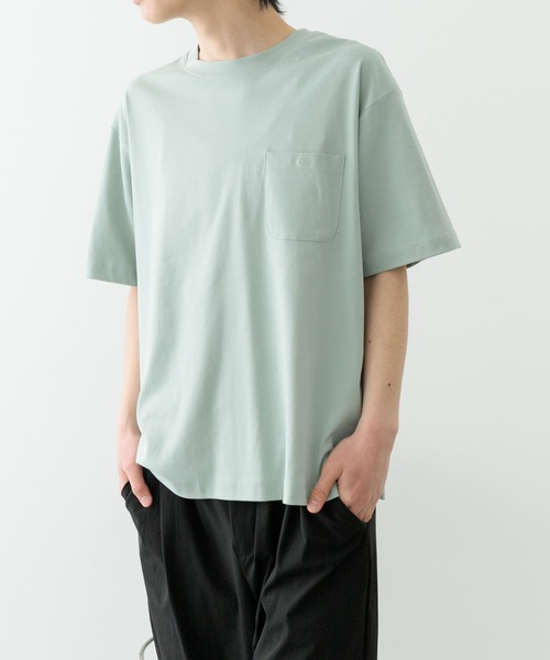 ITEMS URBANRESEARCH tシャツ Fine Cotton クルーネックポケット