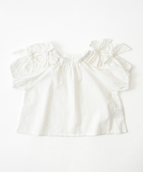 RIO（リオ） ブラウス シャツ リボンスリットブラウス キッズ 子供服