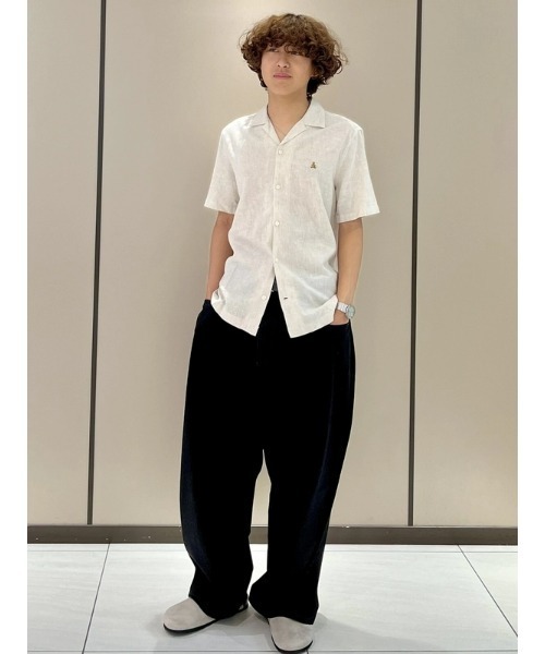 GAP（ギャップ） シャツ リネンブレンド バケーションシャツ