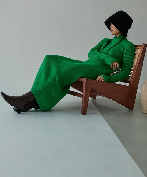 「miette」 ニットワンピース FREE ブラック レディース_画像5