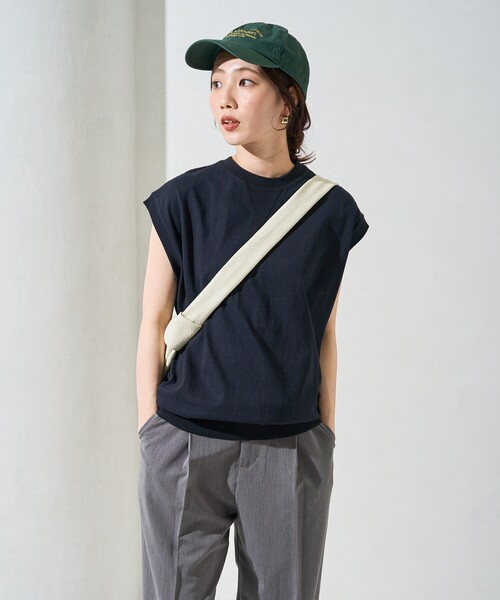 送料込★ALPHA INDUSTRIES★ ノースリーブTシャツ FREAK'S STORE tシャツ 限定展開 ガゼット 付き ノースリーブ T