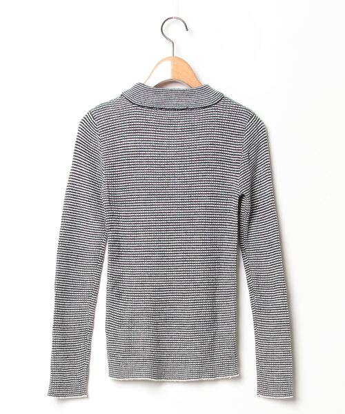 「INGNI」 チェック柄長袖ニット M グレー レディース_画像2