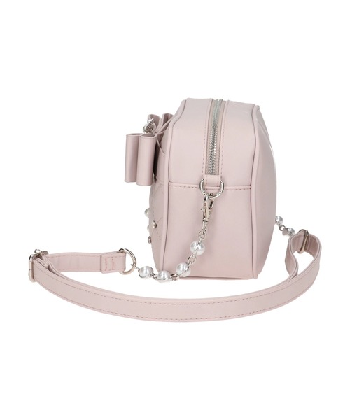 NOEMIE（ノエミー） ショルダーバッグ バッグ お嬢さんビジューリボン ♥新品未開封♥ ノエミー お嬢さんビジューリボンショルダーバッグ ピンク