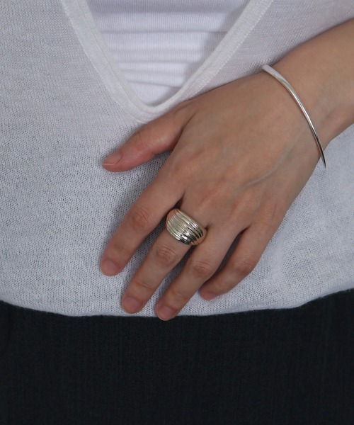 UZU silver シルバー色リング 8個セット whoseA（フーシー） 指輪 リング 「silver925」UZU Ring/ウズ リング