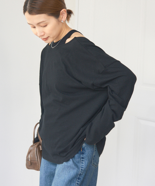 IENA tシャツ ONIT/オニット ROUGH COTTON BACK OPEN ボート