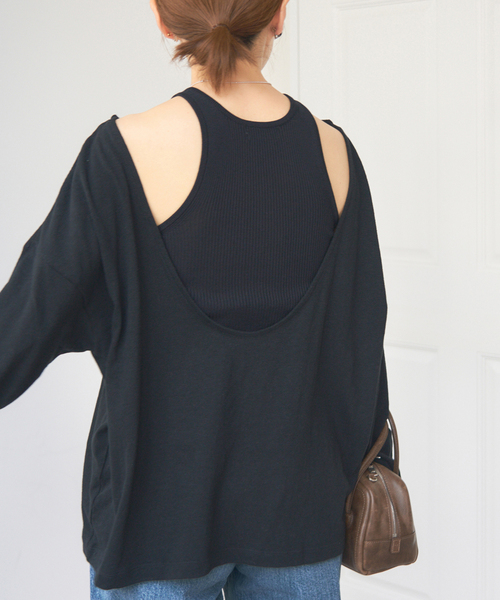 _na_様 IENA tシャツ ONIT/オニット ROUGH COTTON BACK OPEN ボート
