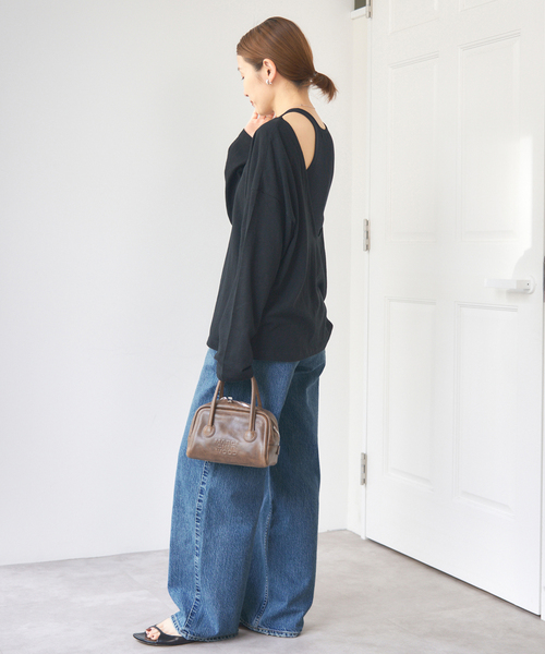IENA tシャツ ONIT/オニット ROUGH COTTON BACK OPEN ボート