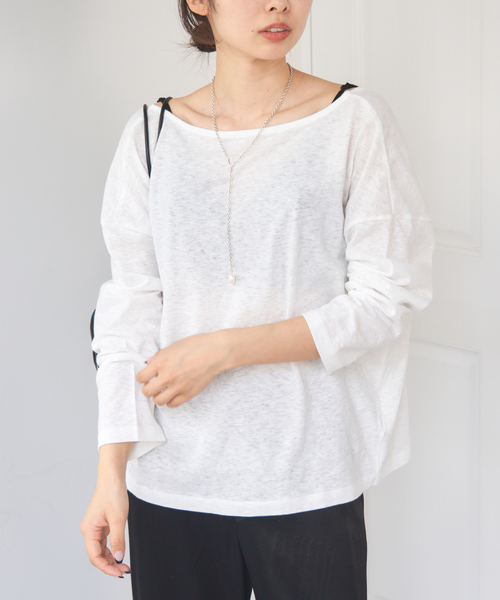 Yota様 IENA tシャツ ONIT/オニット ROUGH COTTON BACK OPEN ボート