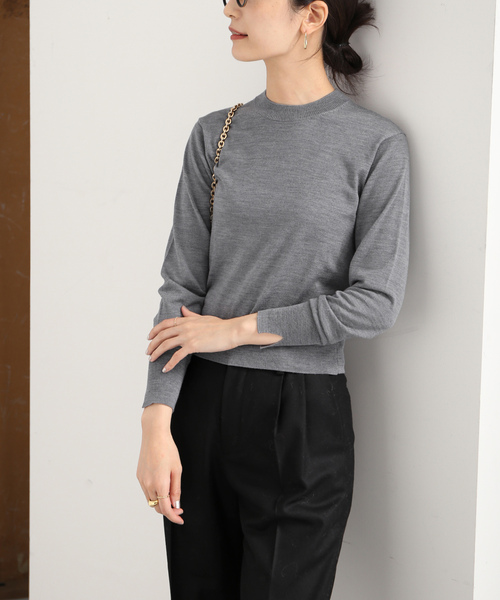 「VERMEIL par iena」 長袖ニット FREE ラベンダー レディース_画像3