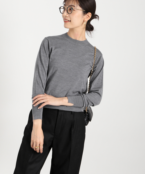 「VERMEIL par iena」 長袖ニット FREE ラベンダー レディース_画像4