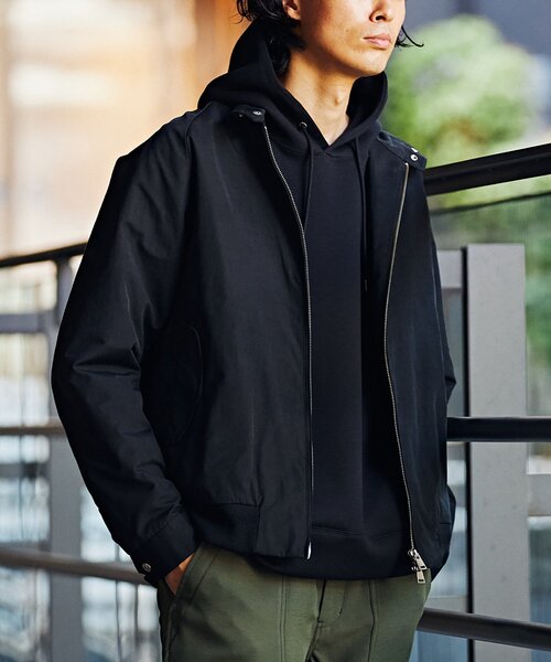 EDIFICE 「EDIFICE」 ジップアップブルゾン SMALL ブラック メンズ