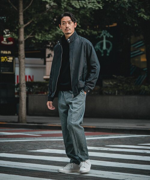 EDIFICE（エディフィス） ジップアップブルゾン SMALL ブラック メンズ