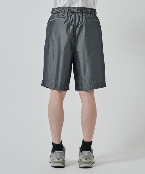 MARKAWARE　プリーツワイドショートパンツ　ブルー markaware パンツ 「MARKAWARE/marka」WIDE SHORTS メンズ
