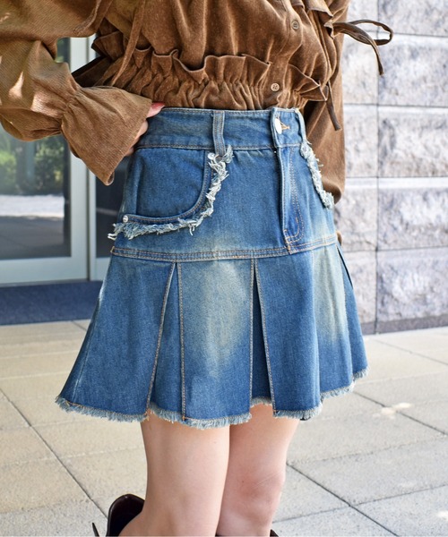 MADISONSBLUE デニムミニスカート 00 スカート 5POCKET DENIM MINI SKIRT