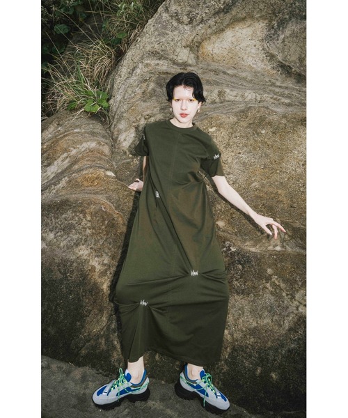 ワンピース OMMO EVOLVE TUCK BALLOON OP OMMO ONLINE STORE / EVOLVE TUCK BALLOON OP