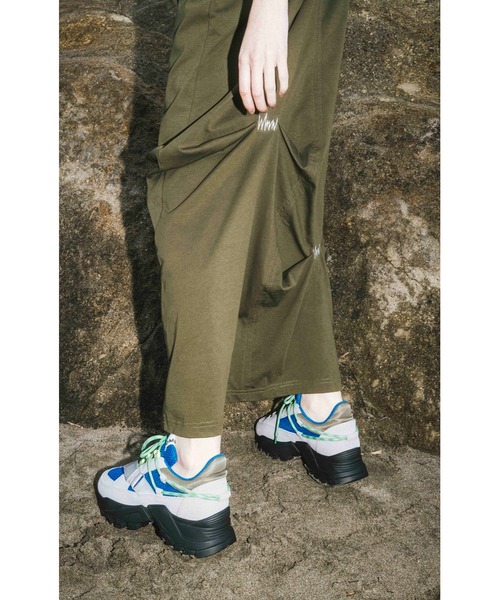 OMMO（オーエムエムオー） ワンピース IRREGULAR TUCK T- OP