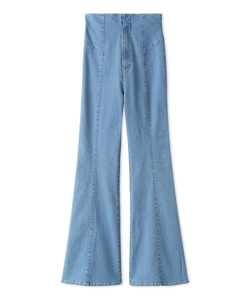 SNIDEL 「SNIDEL」 ブーツカットデニムパンツ 1 ブルー