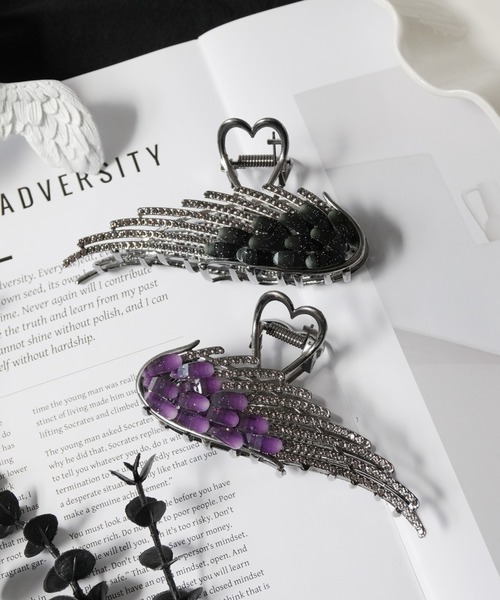 Port（ポート） ヘアクリップ 「 」 エンジェル ウィング ヘアクリップ